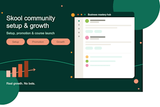 setup and promote your skool community for growth