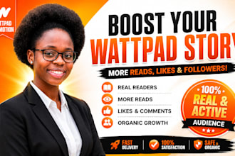 read, comment and promote your wattpad story organically