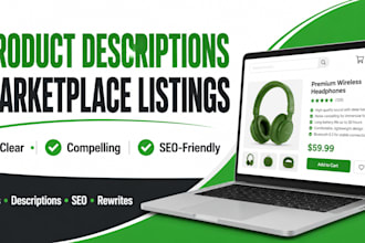 write compelling product descriptions and marketplace listings