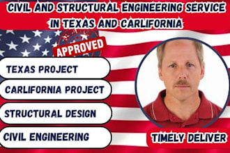 be your civil and structural engineering service in texas and carlifornia