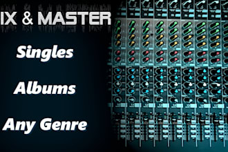 mix and master your next single or album