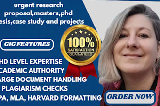 urgent research proposal,masters,phd thesis,case study and projects