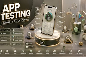 teste android und ios apps, führe QA tests durch und finde fehler