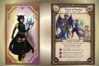 design card game board game art trading card game card illustration tarot cards