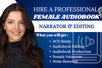 remove noise, edit, and master your audiobook