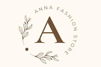 design a modern minimalist botanical fashion and boutique