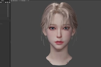 make 52 arkit blendshapes for face rig , morph target, facial mocap, mmd, warudo