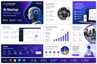 design ai startup pitch deck powerpoint presentation
