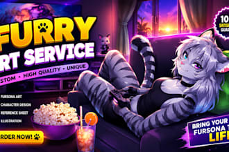 draw sfw and nsfw furry art for you