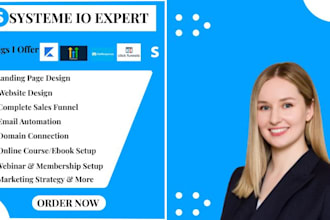 create systeme io website systeme io landing page systeme io sales funnel