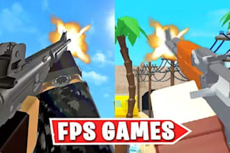 create roblox fps game, fps shooter, roblox game, gun system and weapon scripts