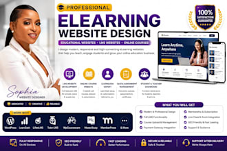elearning website educational website lms website education website tutor lms