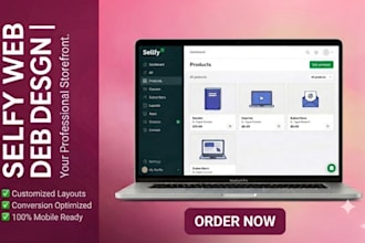 do sellfy website design and redesign website