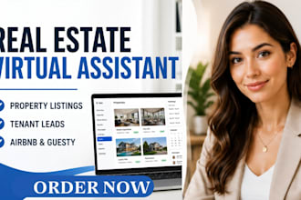 be your real estate virtual assistance for listing tenant leads and management