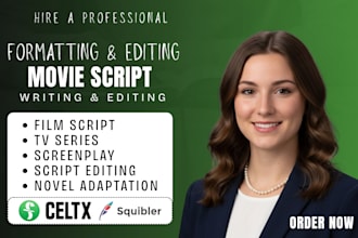 write, edit and format your screenplay, teleplay and stageplay in final draft