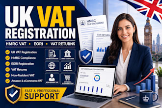 register UK vat number and provide hmrc vat registration support