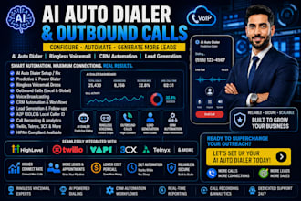 configure ai auto dialer crm automation ringless outbound calls lead generation