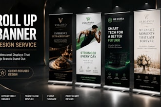 retractable banner billboard design, roll up banner, pull up retractable banner