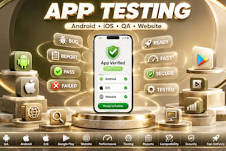 führe mobile app QA tests, fehlerberichte und usability tests durch