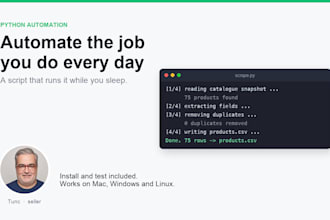 automate your repetitive tasks with a custom python or shell script