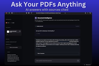 build a custom ai chatbot to chat with your PDF documents