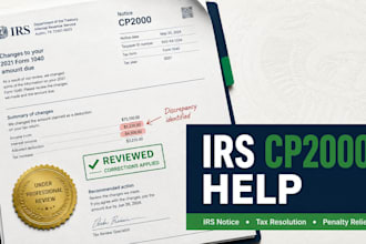 respond to irs cp2000 notice, irs letters, penalty abatement and tax resolution