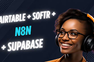 build airtable softr client portal supabase and n8n automation