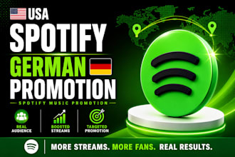do USA spotify music promotion german spotify promotion