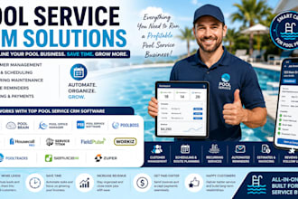 do pooltracks servicem8 zuper aqualink jobber poolboss pool brain skimmer CRM