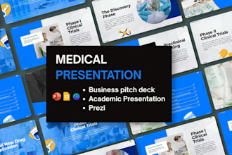 do medical, health and nutrition powerpoint design, canva fitness presentation