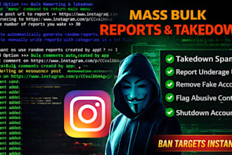 takedown ig banning bot, copyright remove tiktok x yt fb harassing content dmca