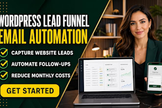 build a custom wordpress lead capture funnel and email automation system
