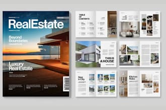 format and design real estate guides, property reports, ebooks, workbooks