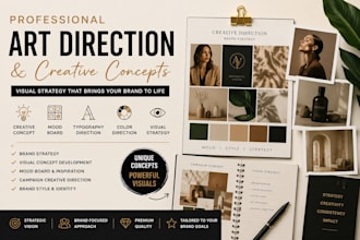provide professional art direction and visual identity strategy