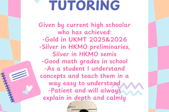 tutor math for elementary and middle school students using zoom