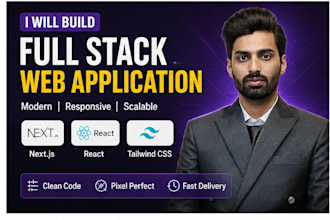 build a full stack web app with react and next js