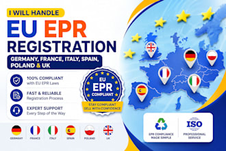 handle eu epr registration for germany, france, italy, spain, poland and UK