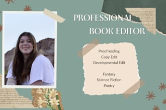 edit your manuscript and help you along your publishing journey