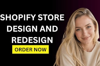 build shopify store and redesign shopify website
