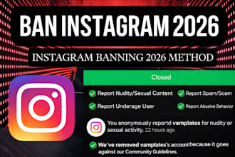 takedown ig banning bot,tiktok harassing content,remove copyright instagram x fb