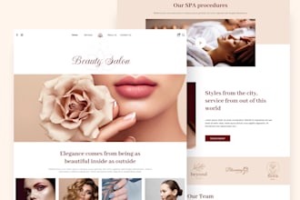 build nail salon website eyelash website waxing studio website with booking