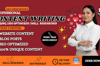 write SEO website content for wordpress, wix, shopify and more
