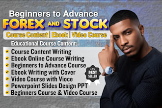 create beginners forex trading course ebook stock market course video course PPT