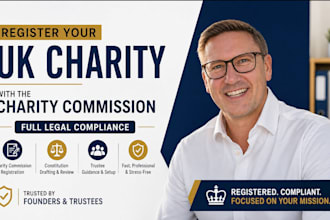 register your UK charity with the charity commission for full legal compliance