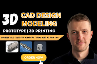 do 3d cad desgn for mechanical product, 3d modeling for manufacturing
