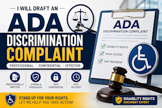 draft an ada discrimination complaint