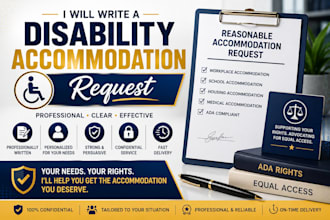 write a disability accommodation request