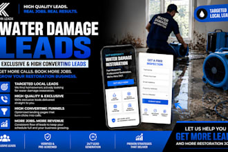 generate quality water damage leads water restoration leads via facebook ads