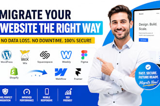 convert wordpress wix squaresspace weebly figma shopify to webflow framer