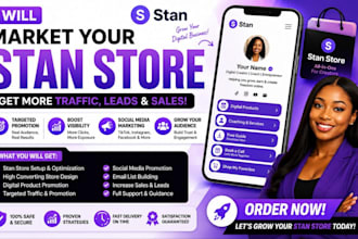 do stan store setup, stan store marketing and sales funnel